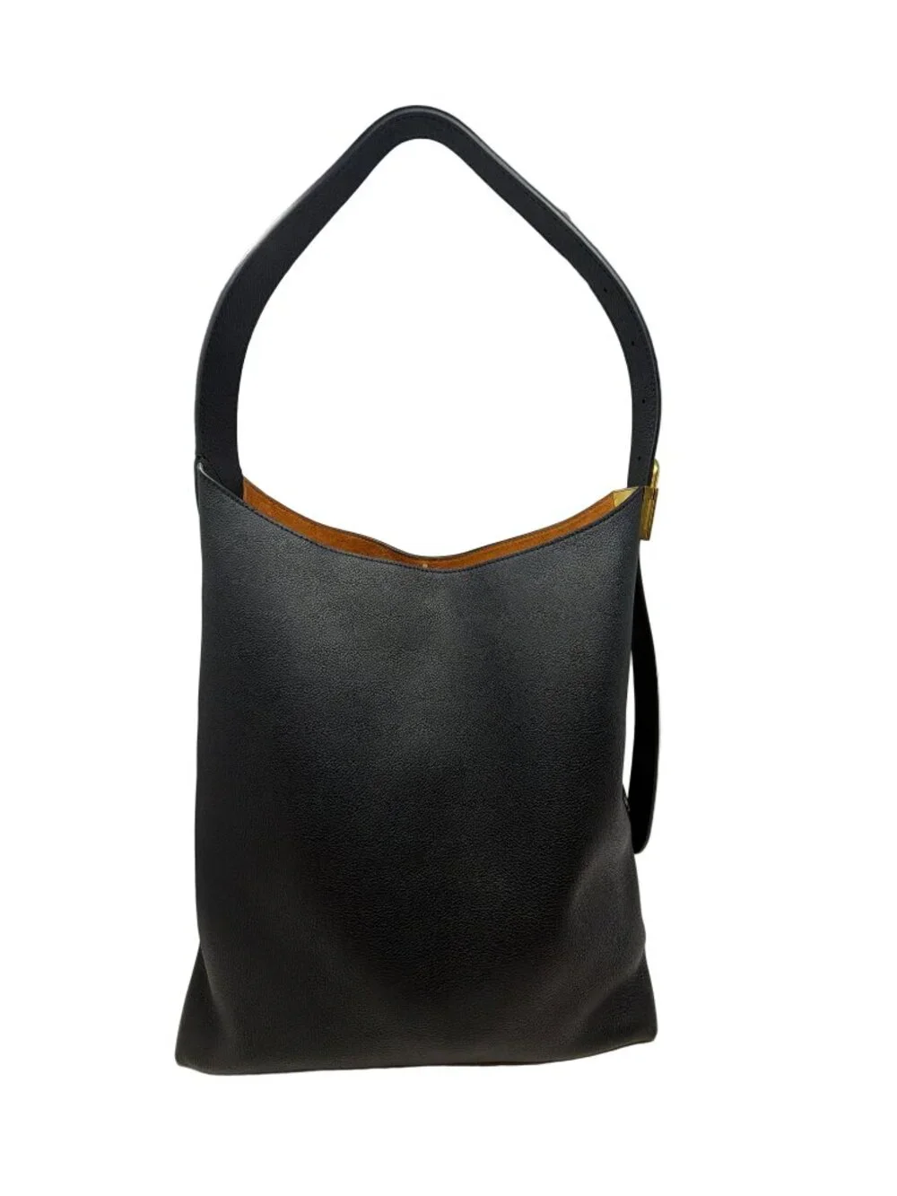 Louis Vuitton-Black leather Low Key Hobo Bag- 100% Authentic